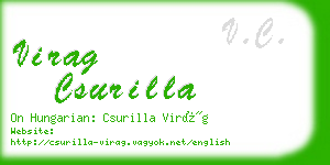 virag csurilla business card